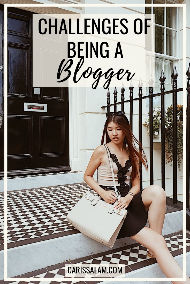 Challenges of Being a Blogger pin