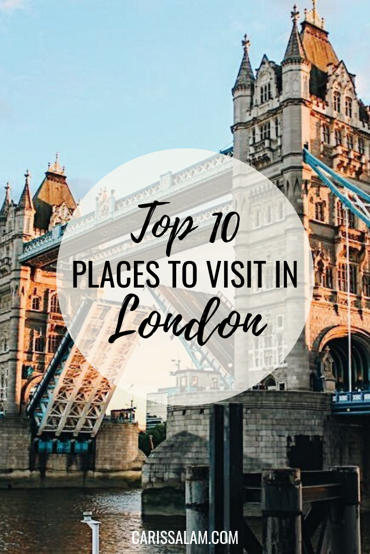 Top 10 Places to Visit in London pin